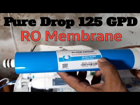Blue abs plastic puredrop ro membrane 125 gpd, polypropylene