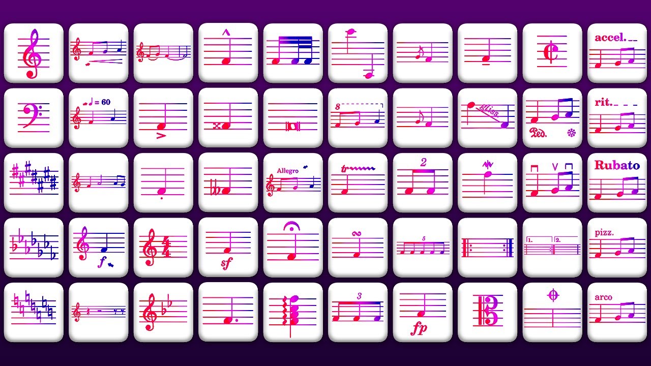50 Music Symbols Explained in 15 Minutes!
