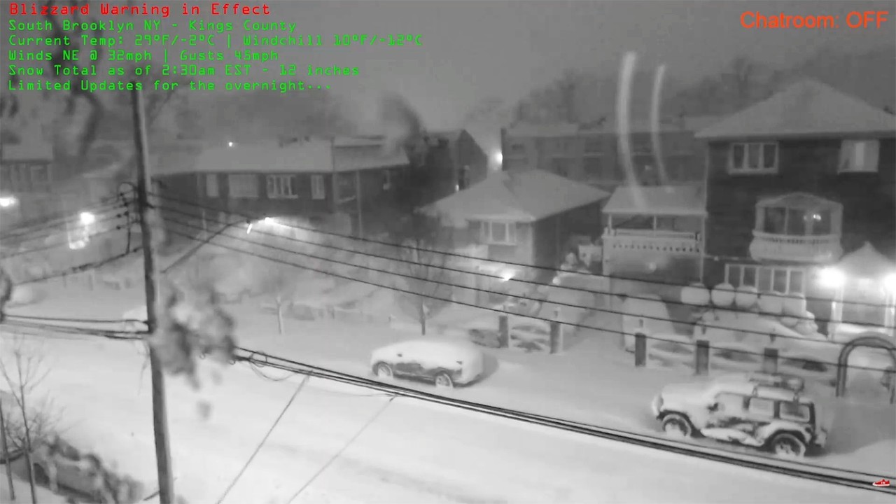 Live webcam view of South Brooklyn Winter Weather Cam