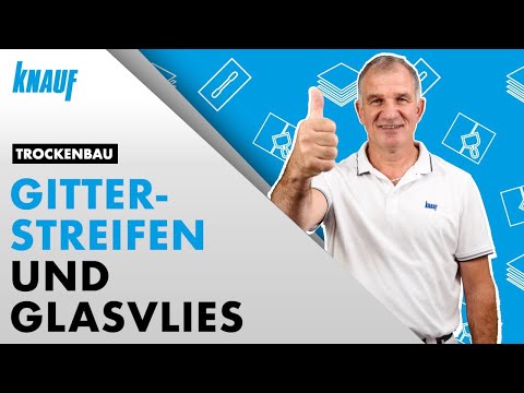 Fugen spachteln mit Fugendeckstreifen und Glasvlies – So geht Trockenbau