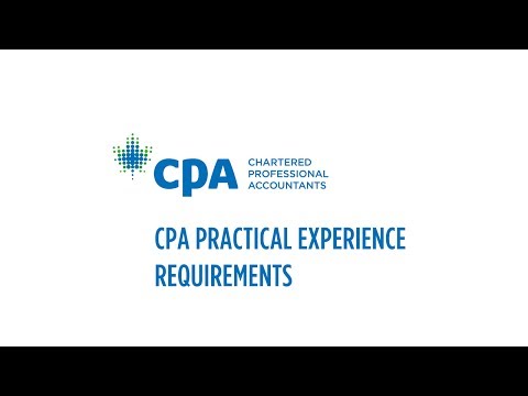The CPA Practical Experience Competency Requirements