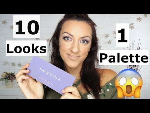 TEN Looks 1 palette | ABH Norvina palette