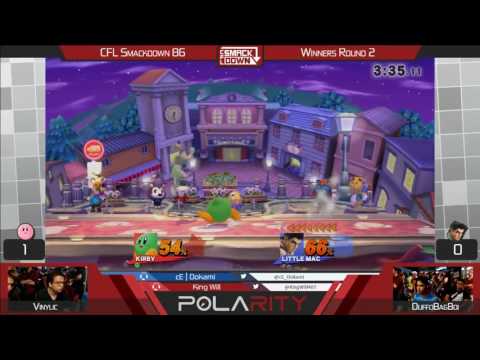 CFL Smackdown 86 - Vinylic (Kirby) vs DuffoBagBoi (Bayonetta, Little Mac) - SSB4 Winners R2