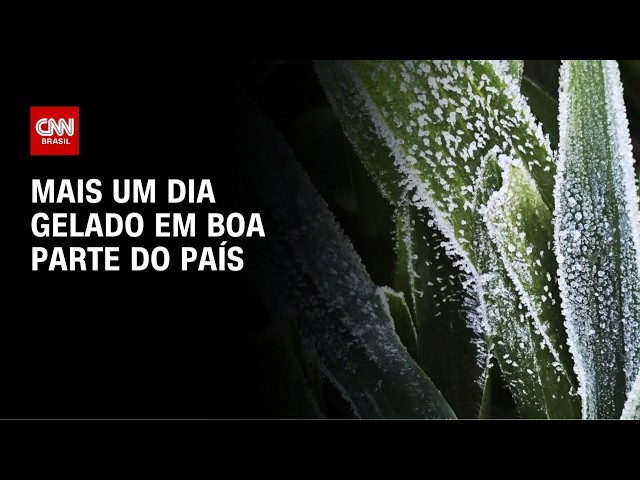 Previsão do tempo: mais um dia gelado em boa parte do país | CNN NOVO DIA