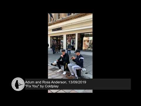 Adum and Ross Anderson with "Fix You" by Coldplay 13/09/2019