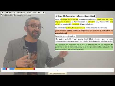 Ley 39/2015 Procedimiento Administrativo 8a Parte - Finalización del procedimiento