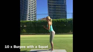 Michelle Riley - Program 2 is on YouTube.. Cardio, Legs, Butt & Abs