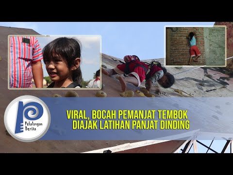 Viral, Bocah Pemanjat Tembok Diajak Latihan Panjat Dinding