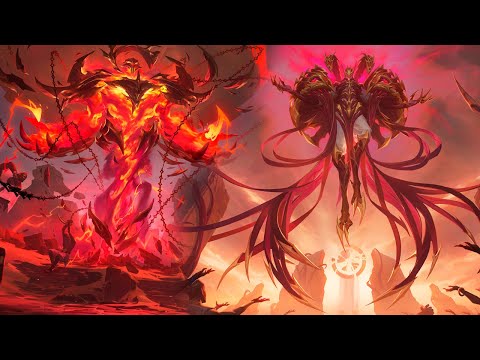 Corrupted Azir, Renekton, Nasus & Xerath - Legends of Runeterra
