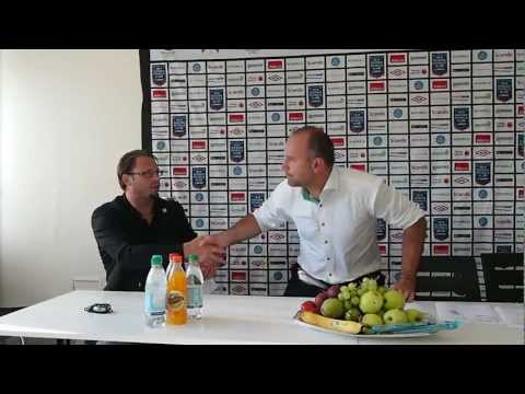 Presskonferens efter Varbergs BoIS-Ängelholms FF
