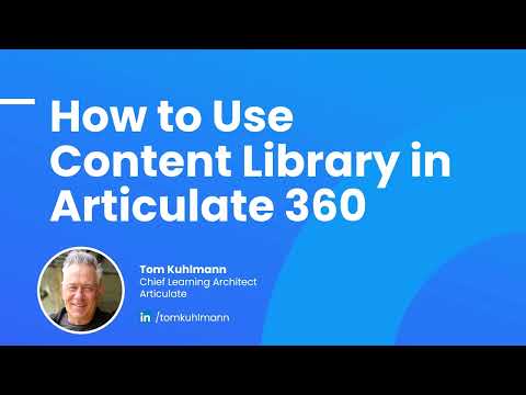 How to Use Content Library in Articulate 360