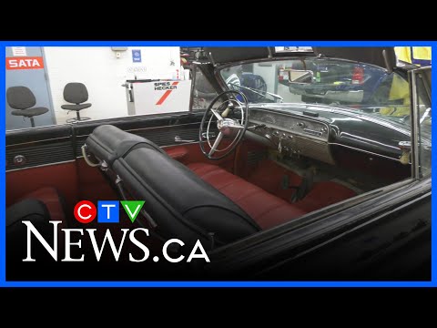 Thumbnail for NAIT students work on car fit, and made, for a queen by Video c, video, Car, vide