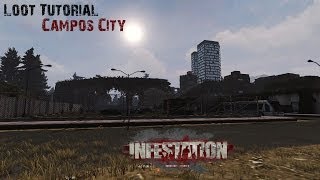 preview picture of video 'Infestation - Loot Tutorial - Campos City / Backpack farming'