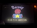 Opening To Sing Dance With Barney 1998 VHS