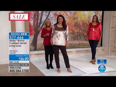 HSN | Slinky Brand Fashions 10.08.2017 - 07 PM