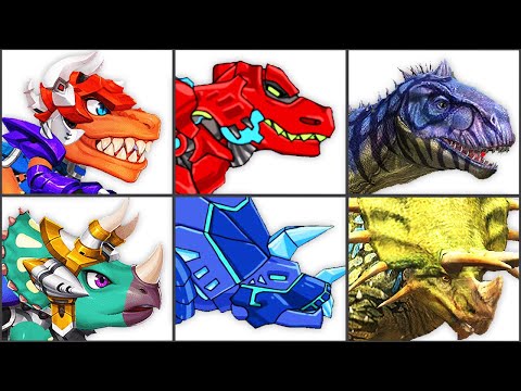 Dino Battle + Dino Robot Battle Field + Jurassic World The Game #DG5l1lgaine