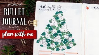 Dezember PLAN WITH ME | deutsch | Bullet Journal 2018
