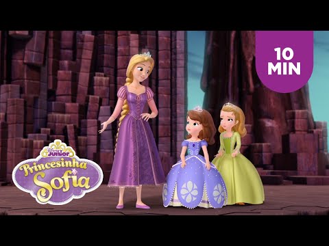 Princesinha Sofia Conhece Rapunzel, Branca de Neve e Ariel!