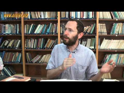 Nishmat HaMishna - shiur no. 7: ´Mitzvat Bekorim´