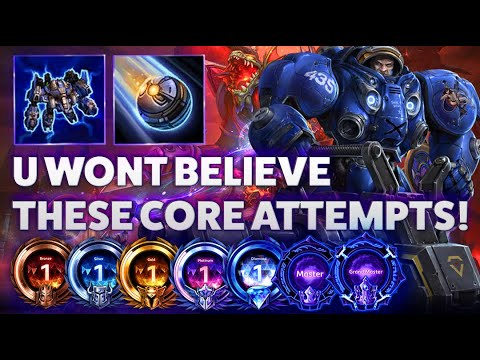 Tychus Odin - YOU WONT BELIEVE THESE CORE ATTEMPTS! - Bronze 2 Grandmaster S2 2023