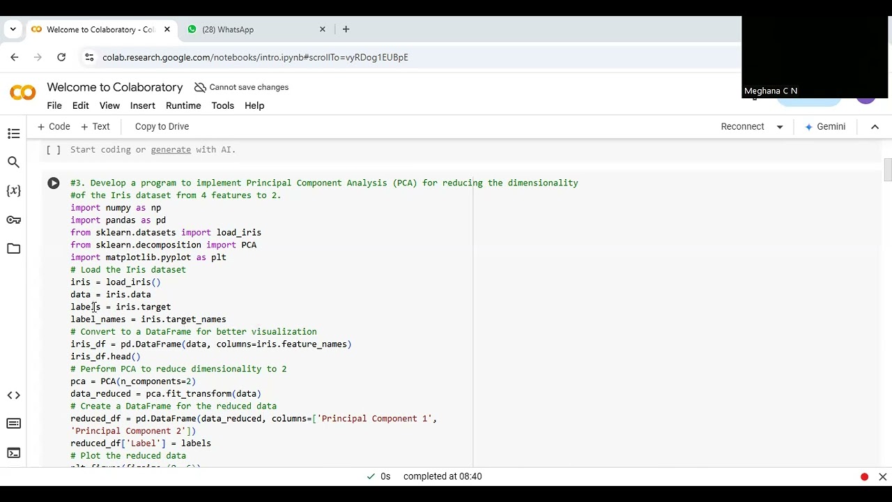 Machine Learning Lab (BCSL606)    Program 3