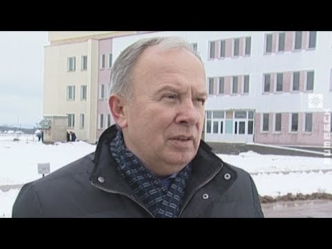 Васіль Жарко правёў прыём грамадзян ў Міёрах і ацаніў ход будаўніцтва мясцовай бальніцы (04.12.2017)