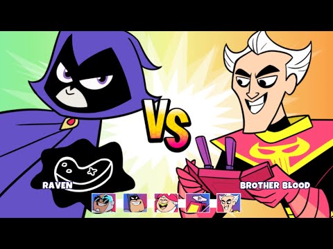 Teen Titans Go: Jump Jousts 2 - Brother Blood Wants To Take Control of All Battle Bots (CN Games)