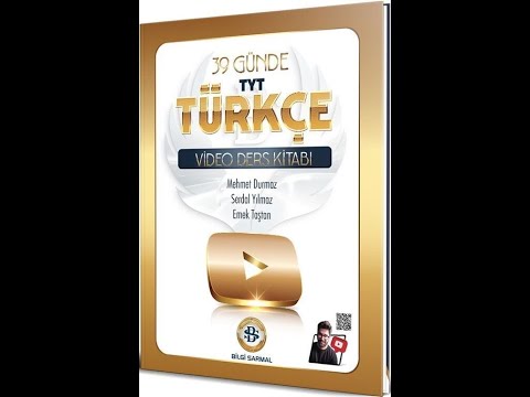 Bilgi Sarmal 39 Günde TYT Türkçe Video Ders Kitabı