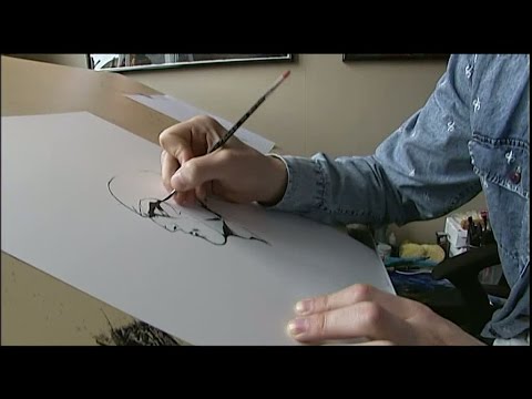 Han försörjer sig på att teckna Fantomen - Nyheterna (TV4)