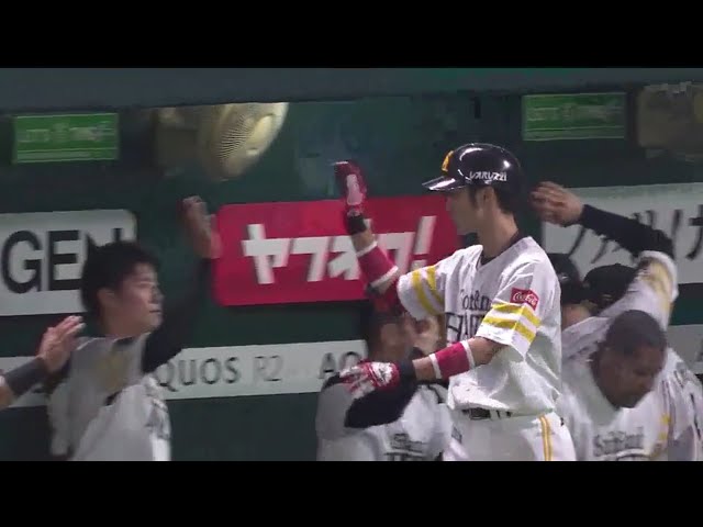 【1回裏】3戦目にしてホークスが初の先取点!! 明石の先制ソロホームラン!! 2018/10/15 パーソル CS パ 1st H-F