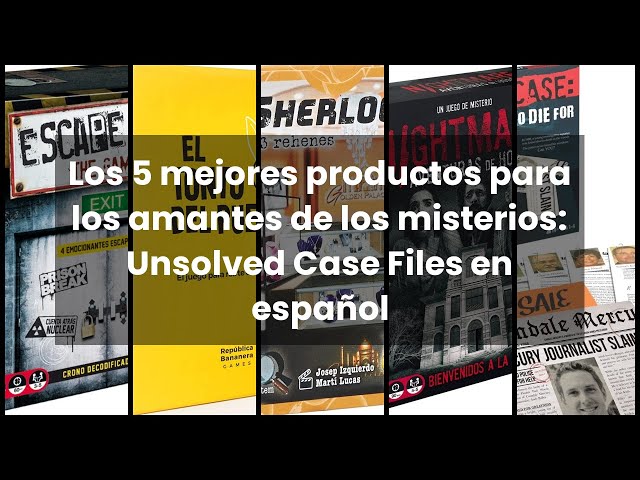 Vídeo relacionado con ThinkFun - Scape Room Cold Case 3 | Juegos De Mesa Adulto | Caso Policial para Resolver | Escape Room Juego De Mesa | Resuelve El Crimen | Edición En Español