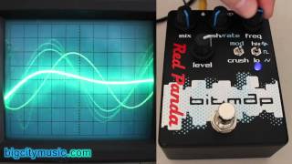 Video thumbnail for Red Panda Bitmap bitcrusher pedal by bigcitymusic