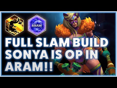 Sonya Leap - FULL SLAM BUILD SONYA IS OP IN ARAM!! -  ARAM LOST CAVERNS