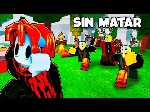 Sobreviví SIN MATAR CULTISTAS en 99 NOCHES en el BOSQUE ROBLOX