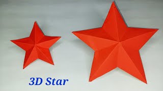 How to make 3D Star from Paper in just 2 Minutes | DIY | Easy Paper Crafts