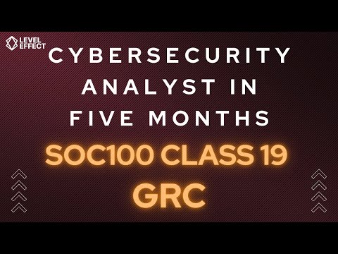What is GRC? C19 - Governance, Risk, Compliance, Risk Assessment, Policy, Procedure Frameworks NIST