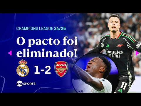 Gols e lances de Real Madrid x Arsenal
