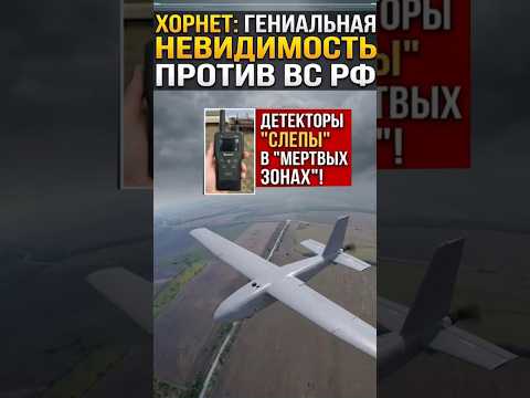 Почему Хорнет не боится средств ВС РФ?! #технологии #дроны