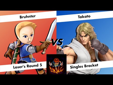 The Great Siraj Mash Off! - Loser's Round 5 - TNP | Bruhnter (Mii Sword) vs Rocket | Takato (Ken)