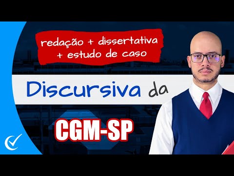 DISCURSIVA CGM-SP (AUDITOR DE CONTROLE INTERNO) - A FCC PEGOU PESADO: ESTEJA PRONTO PARA O CONCURSO