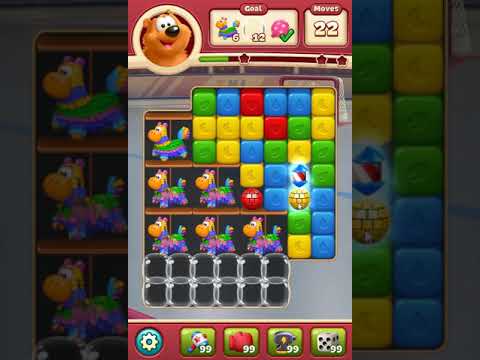 Toon Blast Level 3123 NO BOOSTERS - A S GAMING ✔️