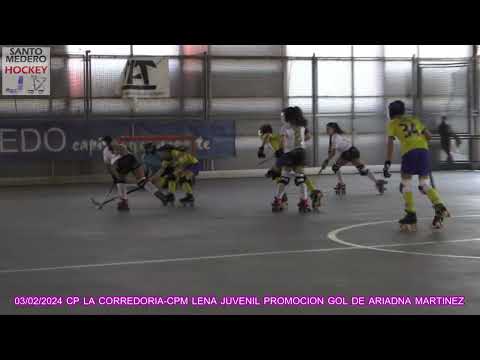 20240203 CP LA CORREDORIA-CPM LENA JUVENIL PROMOCION 04 GOL DE ARIADNA MARTINEZ FERNANDEZ