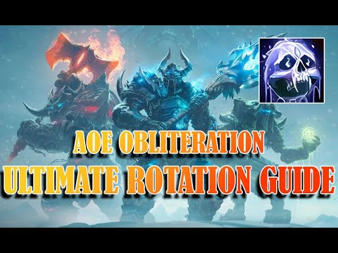 HOW TO DEAL MAXIMUM AOE DAMAGE WITH OBLITERATION BUILD | FROST DK | WORLD OF WARCRAFT