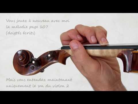 Volume 1 cours 128 / 133 - Duo My sunshine - Apprendre le Violon avec olivier Lesseur