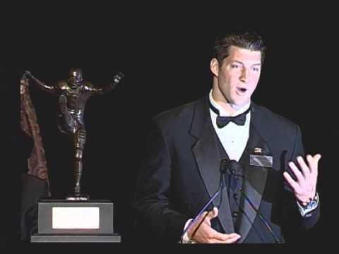 2009 Campbell Trophy Winner Tim Tebow (Florida) - Acceptance Speech