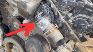 Thermostat Chrysler Pacifica 3.6L 2011-2025 Location and Replacement