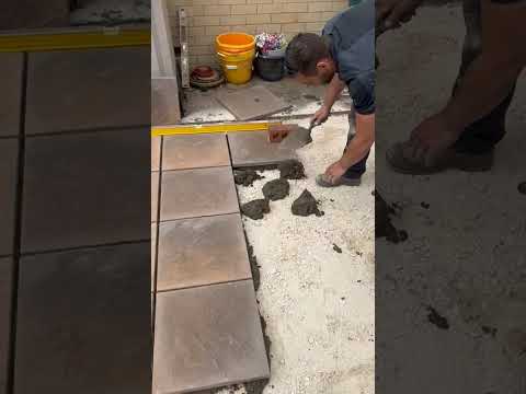 how to lay patio slabs