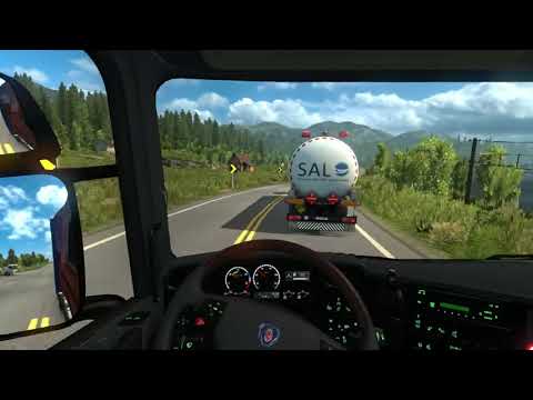 ETS2 ProMods 2.33 / Norway to Germany in 12 minutes / time-lapse