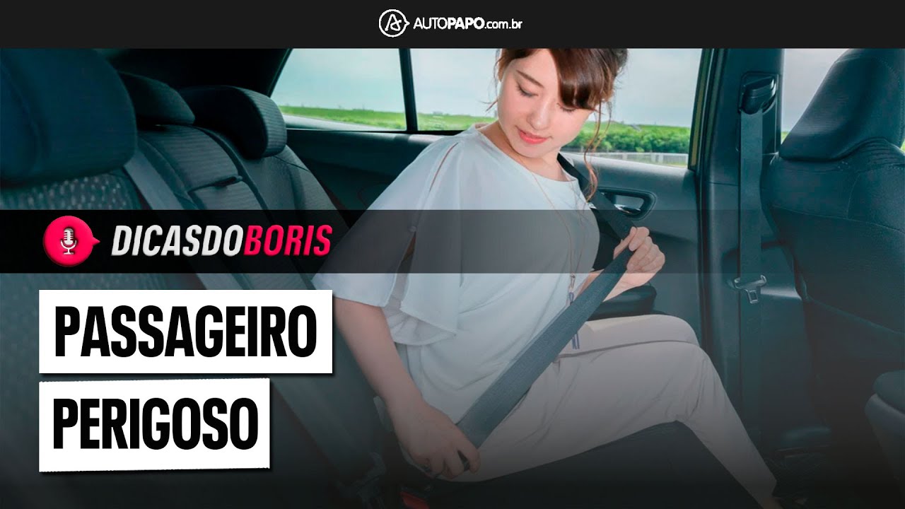 QUEM ANDA NO BANCO DE TRÁS TEM QUE USAR CINTO COMO OS DA FRENTE