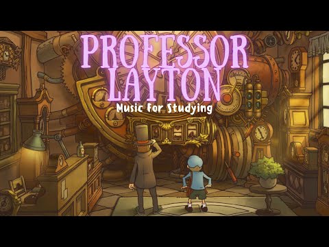 Professor Layton Music For Studying | 1hour + of Calming Music from the Professor Layton Game Series